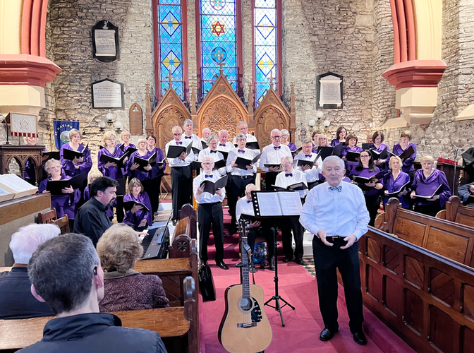 Firhouse Singers between Songs @ St. Maelruain's 2023